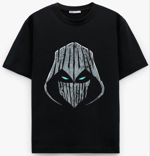 Black t-shirt With mask design